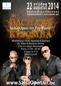 Kizomba, bachata open air, pre-party